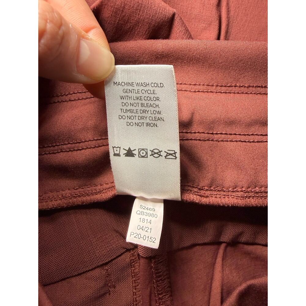 Members Mark Women’s Woven Trek Jogger-Size Medium/Burgundy/Cuffed Pants - Picture 12 of 13